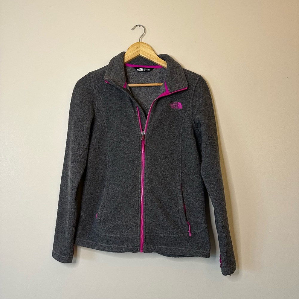The North Face Grey & Pink Jacket Size Small